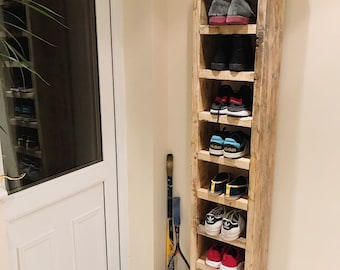 shoe rack tall skinny