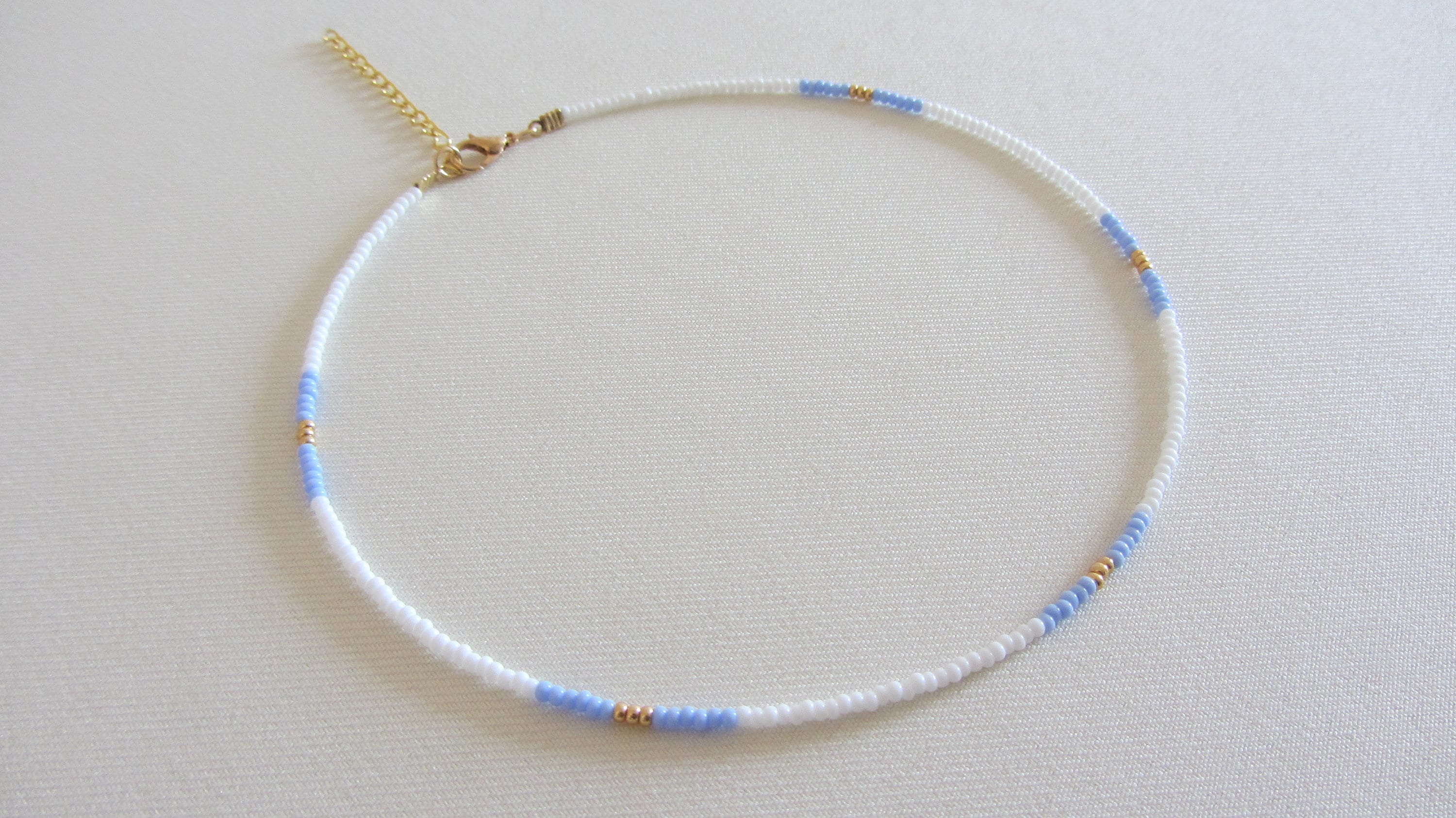 Mini bead necklace sale