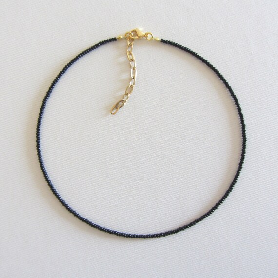 Beaded choker etsy hot sale