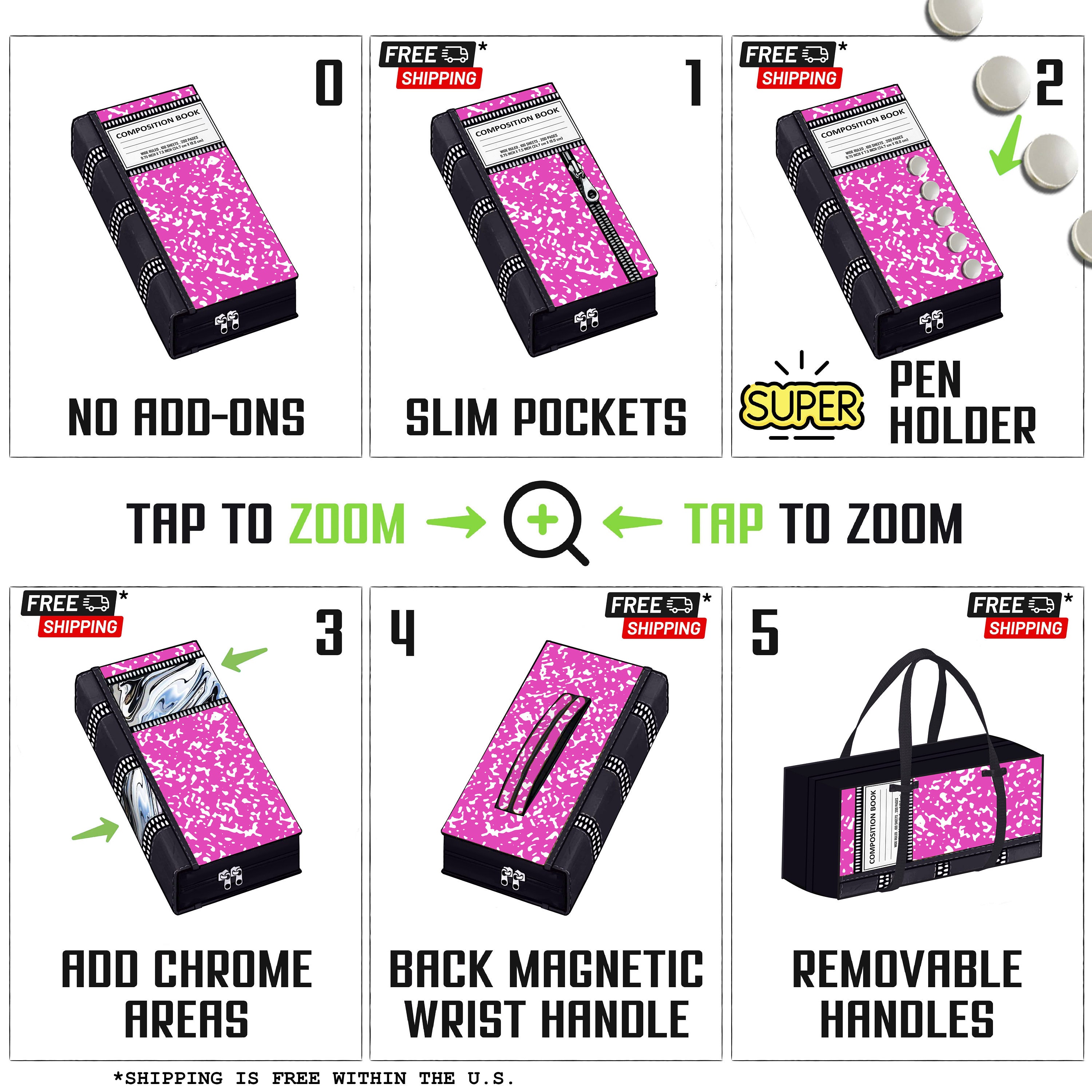 Chic Pink Steam Deck OLED Case Composition Book Steam Deck