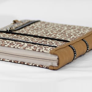 Leopard Book iPad Pro 13-fodral, M4 pennhållare, iPad tangentbordsfodral, iPad-fodral, iPad Air-fodral, handtagsfodral, iPad 10 tum, 9:e generationens fodral
