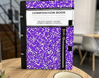 Custodia Kindle Scribe: design a quaderno, con cerniera e portapenne.