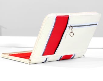 Soft Cream Galaxy Book 6 Pro 16 Laptop Case Galaxy Book 6 Ultra Case Galaxy Book 5 Pro 360 15.6 Case PU White Leather Sleeve Zippered Cover