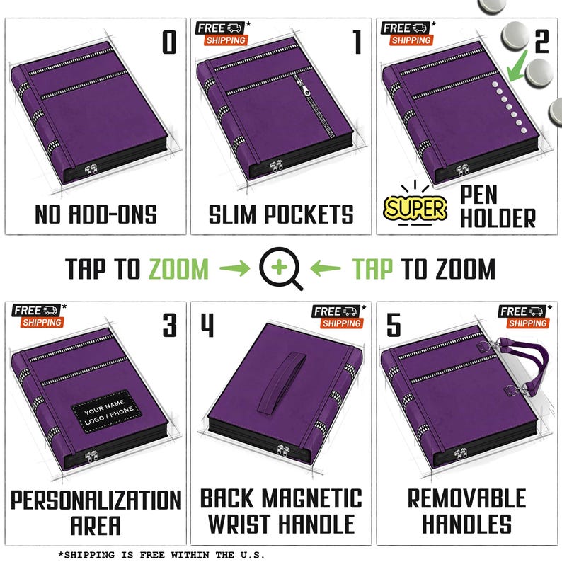 Purple Lenovo Yoga Pro 7i Laptop Case Lenovo Yoga 7i Gen 9 16 Cover Lenovo ThinkPad X1 Gen 12 Case Yoga Slim 9i Laptop Sleeve 5i 9i X13 14 image 9