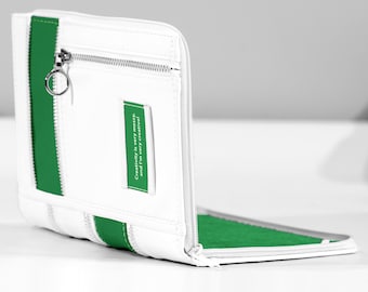 2026 iPad Pro 11 inch M5 Case PU White Leather Zippered Shockproof with Pencil Holder and Magic Keyboard