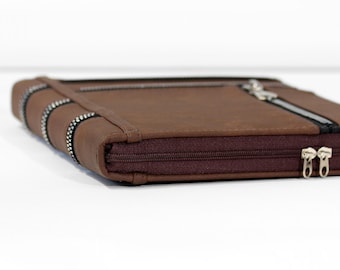 2025 Galaxy Tab S10 Ultra Case PU Brown Leather Galaxy Tab S9 Sleeve Tab S10+ FE Keyboard Pen Holder Case 2024 Galaxy TAB S10 Plus Book Case