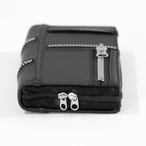 Estuche para Nintendo Switch Estuche tipo libro con cremallera negra para accesorios de Nintendo Switch Estuche para Nintendo Switch Oled Switch Lite Estuche para Nintendo Switch Joy-Con