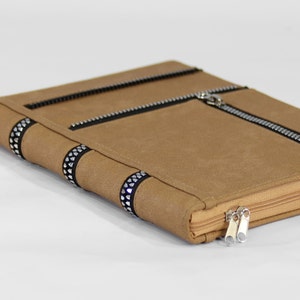 2024 New iPad Pro 13 inch M4 Case Brown Book PU Leather iPad Case Book iPad Sleeve iPad Pro 11 inch Case iPad Air 13 Case New M2 iPad Air 11