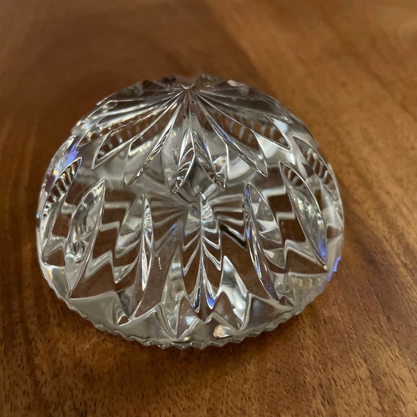 Beautiful Waterford Crystal Nocturne Orion Cut Glass Paperweight
