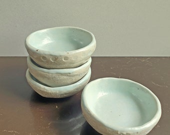 Ceramic Condiment Dish - Hand made Spice Dish - Chun Style