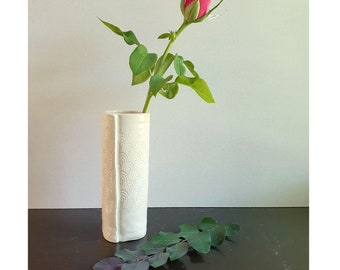 Ceramic Bud Vase - Small Flower Vase - Neutral Decor