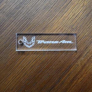Acrylic Automotive Keychains - Tesla, Chevrolet, Pontiac, F150, Oldsmobile, Buick, Silverado, Hellcat, Trans Am