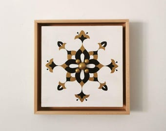Dekoratives Wandbild in elegant mit Mandala
