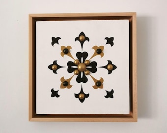 Dekoratives Wandbild in elegant mit Mandala