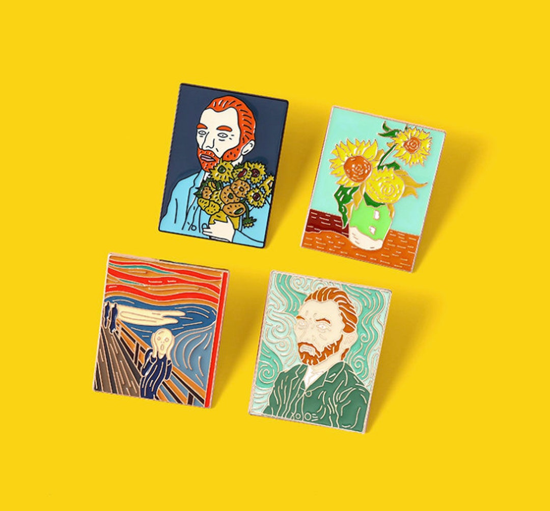 Vincent Van Gogh en Edvard Munch De Schreeuw schilderij - Etsy België