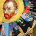 Original Museum Art Socks - Michelangelo / Edvard Munch / Van Gogh / Da Vinchi / Sandro Botticelli / Gauguin / Klimt - 10 Art Designs 