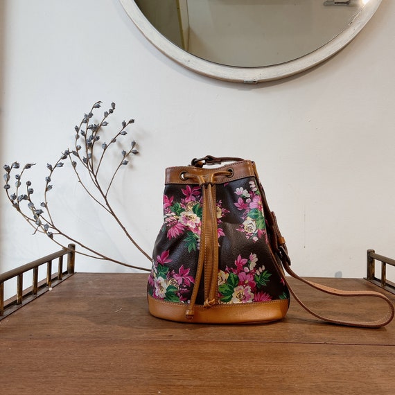 Vintage KENZO floral bucket bag