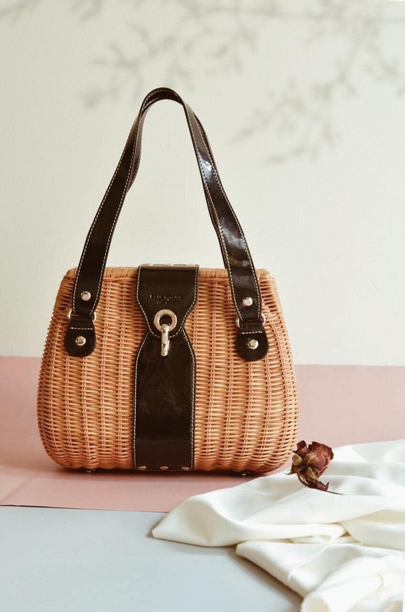 KATE SPADE - Vintage rattan Kate Spade bag