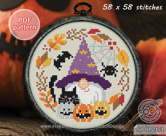 トップス soorploom cross stitch Cross Stitch Kit with Hoop Included Luca-S - The Autumn, BC221