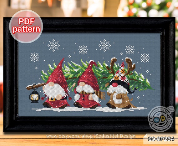 クリスマス クロスステッチ パターン pdf ノーム クリスマス