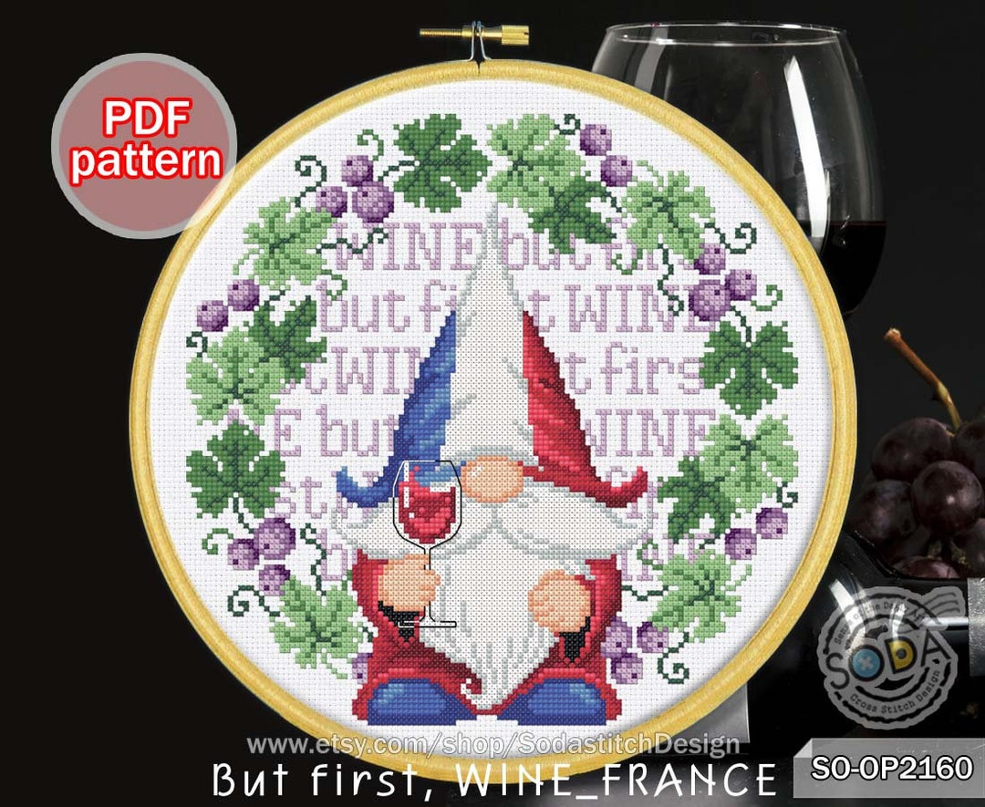 Cross Stitch Pattern Pdf Gnome Fairy Elf Pixie Modern, SO-OP2160 'but ...