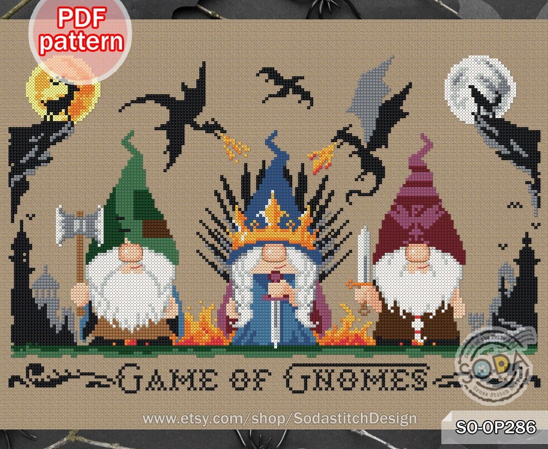 Cross Stitch Pattern Pdf A Game of Thrones Character Fantasy - Etsy