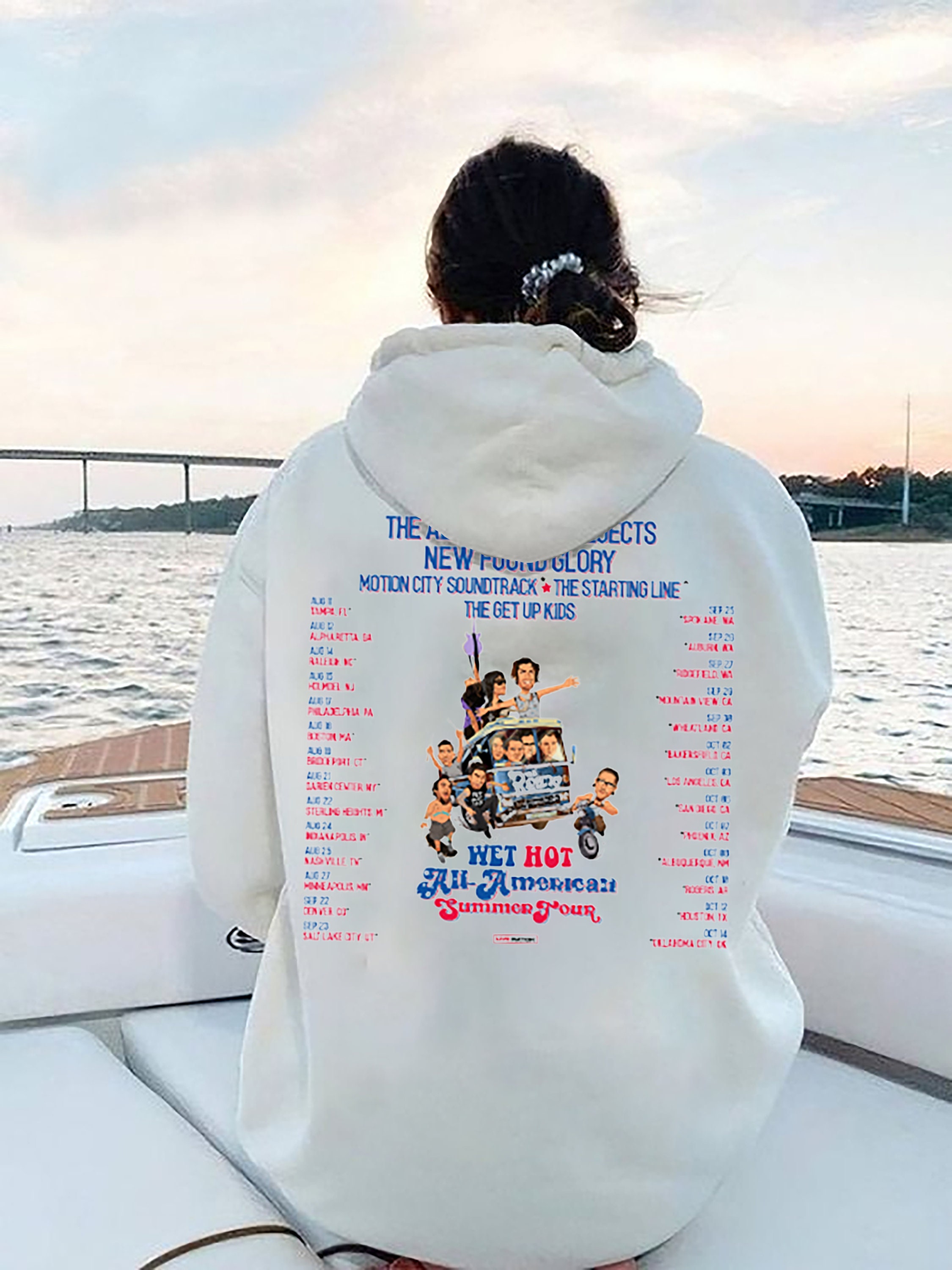 The AllAmerican Rejects Wet Hot AllAmerican Summer Tour 2023 Shirt