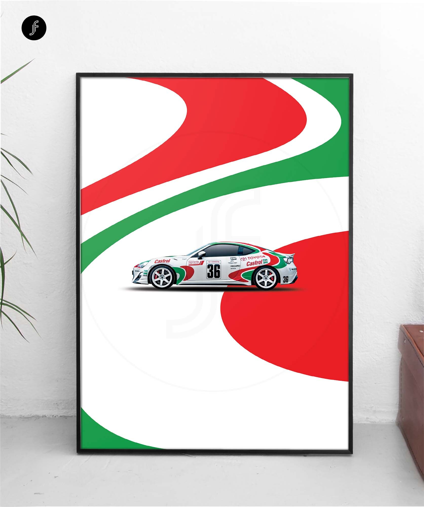 TOYOTA X Castrol - LIVERIES#3 - Prints A4/A3/A2/A1 - Digital Work