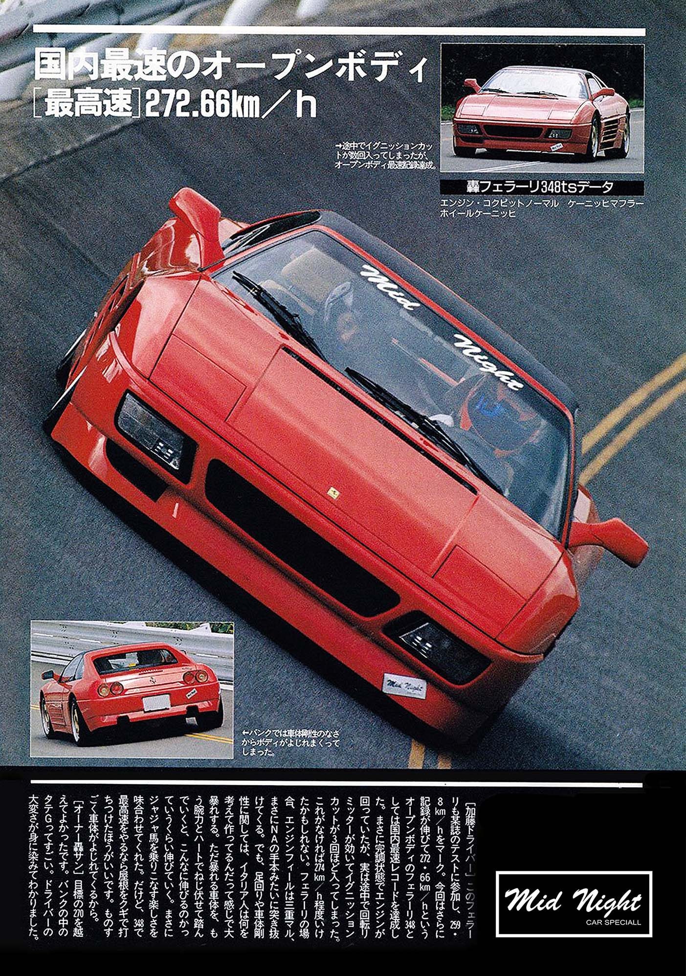JDM Mid Night Club - Ferrari F355 - All Sizes! Poster / Wall Decor