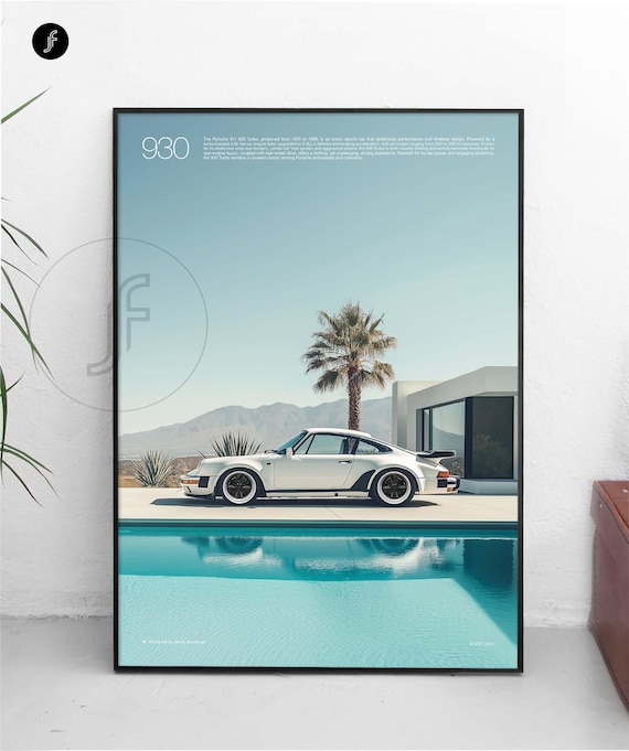 Porsche 911 Print, Minimal Porsche Poster, Car Poster, Porsche Fan Gift, Minimal Wall Decor, Automotive Artwork, Petrolhead Gift, German Car