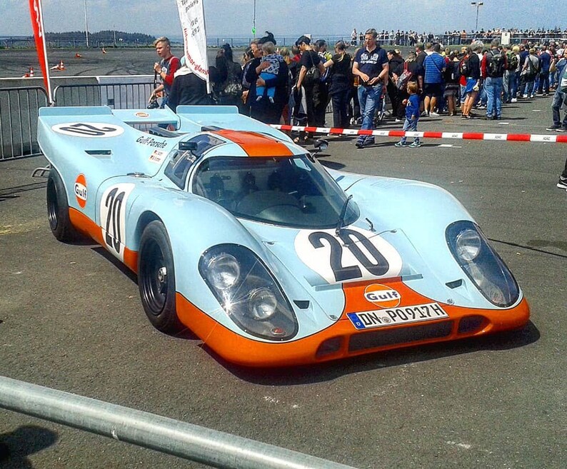 Gulf Racing Livery Icon Poster ICONS Square Prints - Etsy Ireland