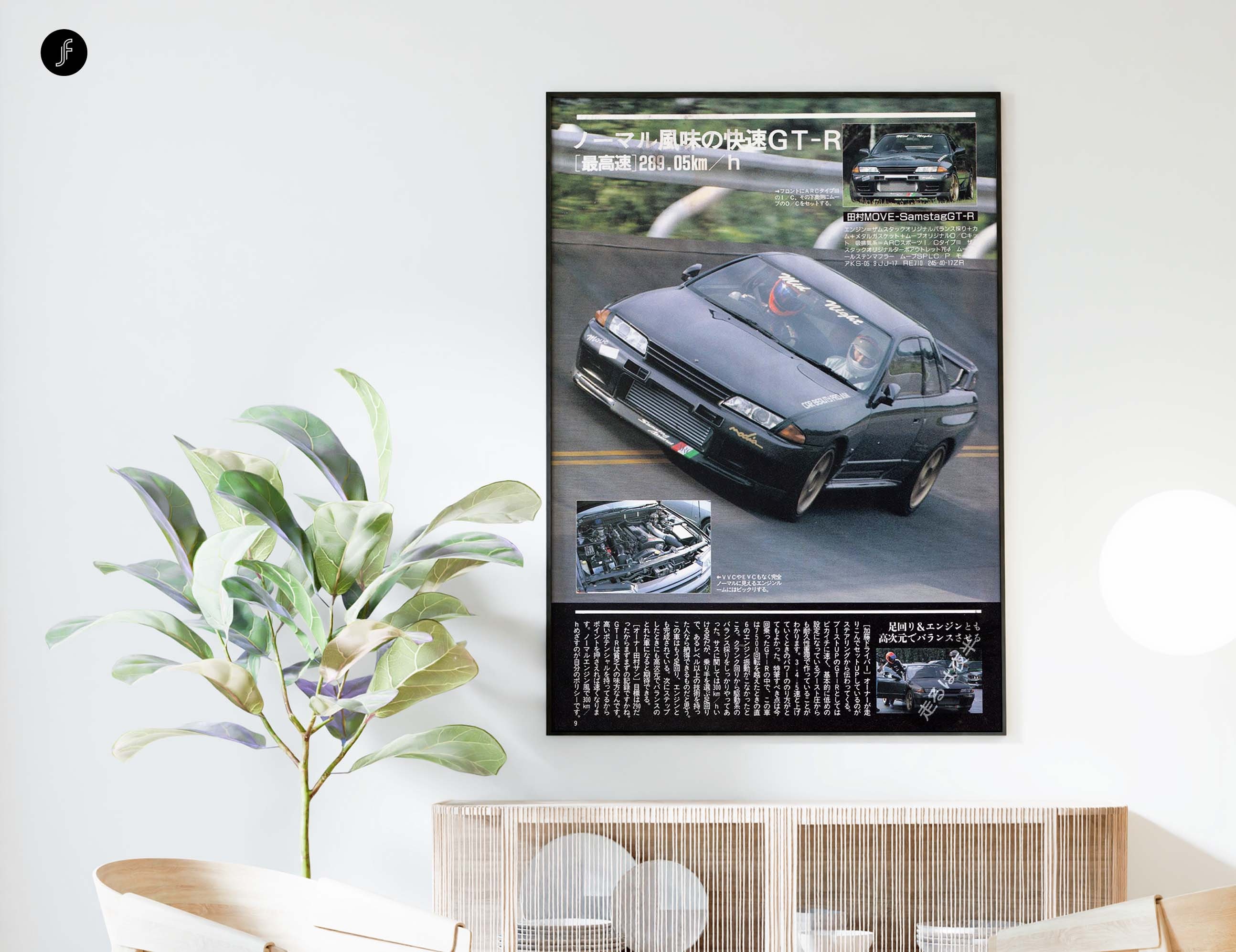 JDM Mid Night Club - Nissan GT-R R33 Skyline All Sizes! Poster
