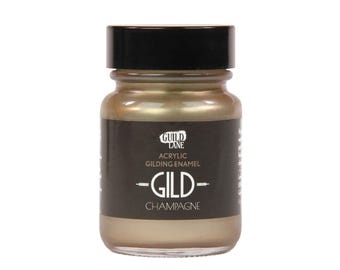 Champagne Gilding Paint: Acrylic Enamel for Furniture, Frames (30ml)