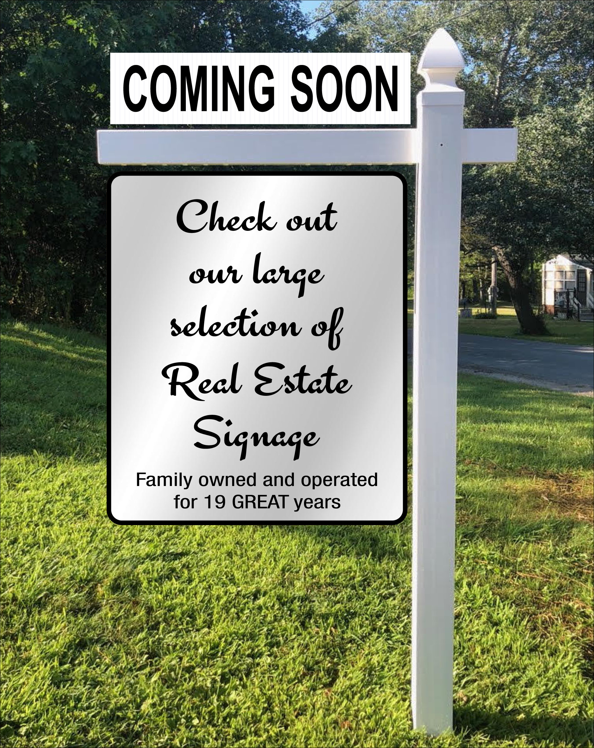 6 X 24 Coming Soon Real Estate Sign Riders Buy 1 Etsy