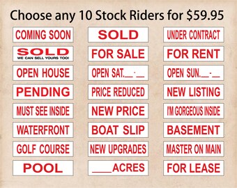 New Listing Coming Soon Package of x6 Coroplast Real Estate Sign Riders The Sign Studio Sale Pending for Sale Open House and for Sale Reusable Dble Sided 6 x 24 dble Sided New Listing Coming Soon Package of x6 Coroplast Real Estate Sign Riders The Sign Studio Sale Pending for Sale Open House and for Sale Reusable Dble Sided 6 x 24 dble Sided
