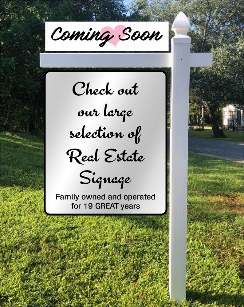 6 x 24 Coming Soon Real Estate Sign Riders Buy 1 Etsy 6 x 24 Coming Soon Real Estate Sign Riders Buy 1 Etsy