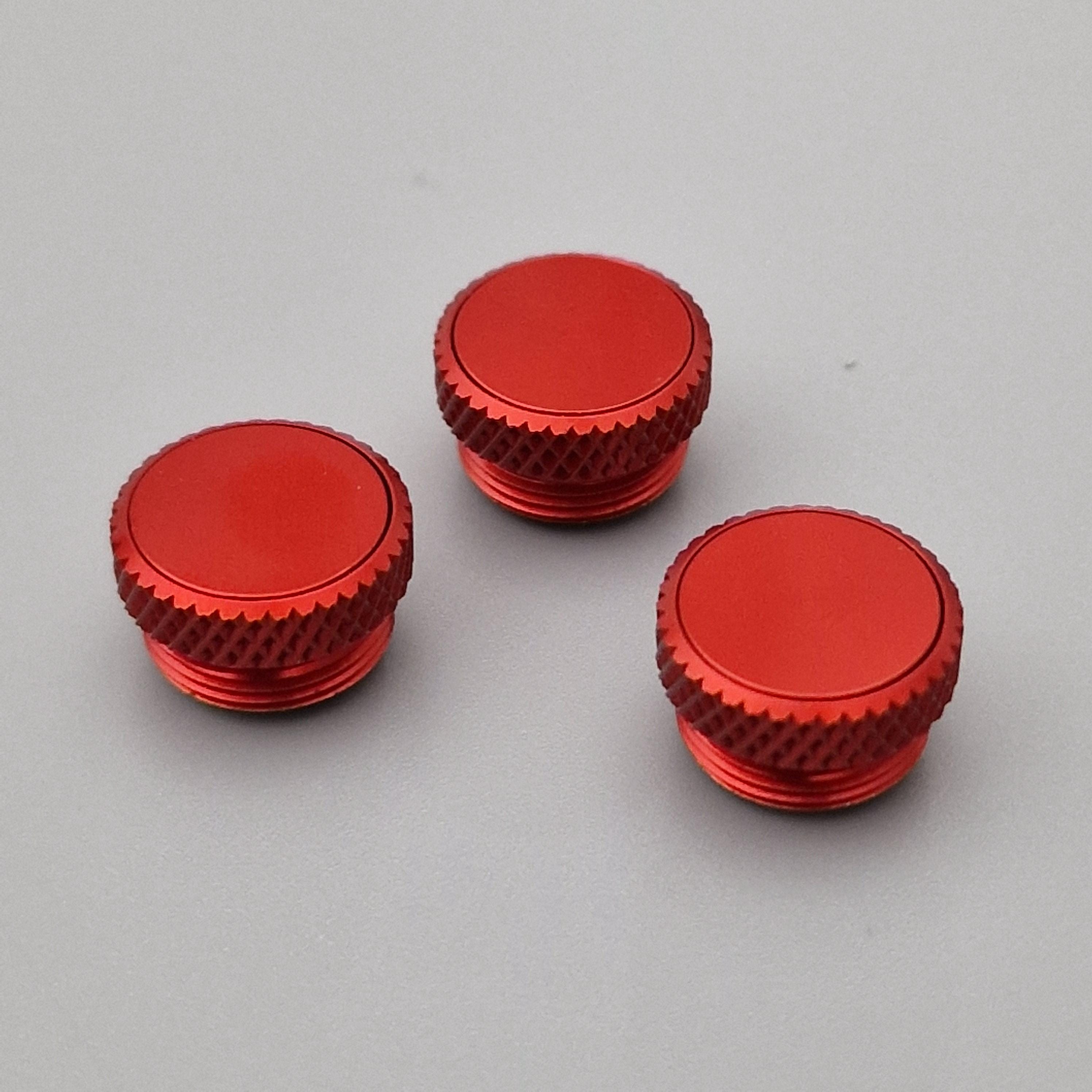 Lightsaber 3-PACK  ACTUATOR MECHANISM Red female-diamond-knurled