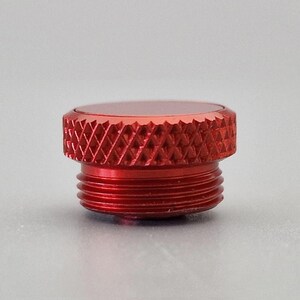 Mecanismo de actuador de sable de luz AV de 12 mm Hembra roja con moleteado de diamante