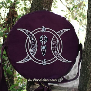 Cover for shamanic drum, water resistant, professional quality
