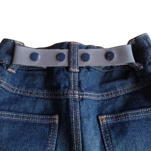 Mini Belts - Grey (Childrens Handmade Accessories: Belts & Braces)
