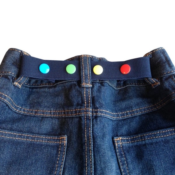 Mini Belts - Navy Blue (Childrens Handmade Accessories: Belts & Braces)