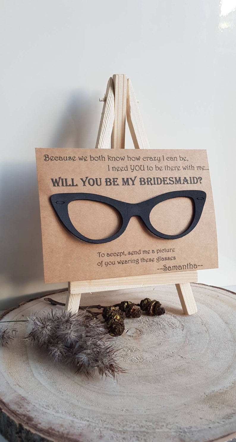 Funny Bridesmaid Proposal Card,Will You Be My Bridesmaid Card,Maid Of Honour Proposal Card