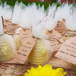 Wedding favours/wedding candle favours/ personalised favours/rustic candle favours/ meant to bee favours/wedding favours for guests image 5