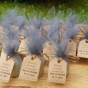 Wedding favours/wedding candle favours/ personalised favours/rustic candle favours/ meant to bee favours/wedding favours for guests image 7