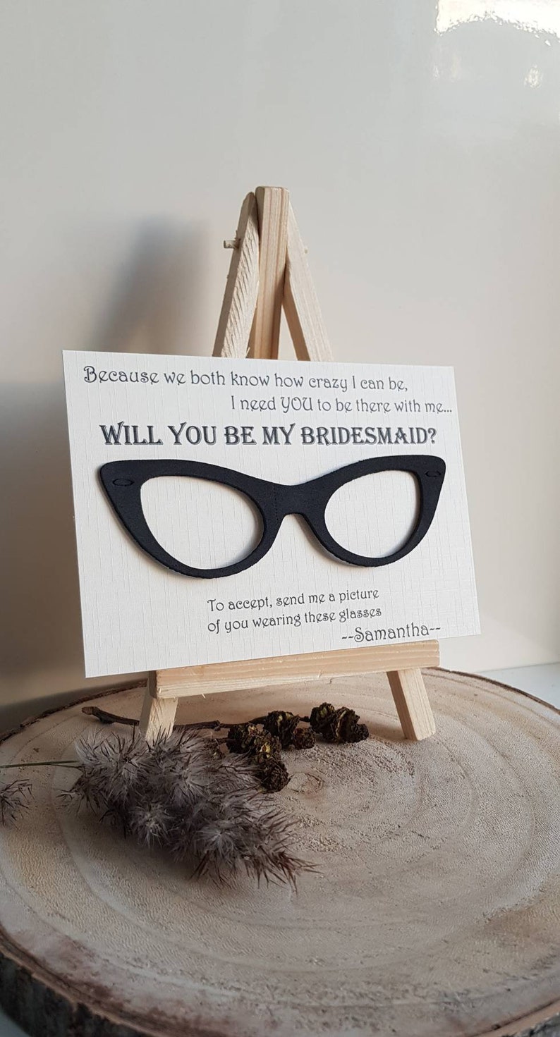Funny Bridesmaid Proposal Card,Will You Be My Bridesmaid Card,Maid Of Honour Proposal Card