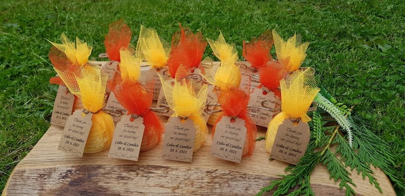 Wedding favours/wedding candle favours/ personalised favours/rustic candle favours/ meant to bee favours/wedding favours for guests image 8