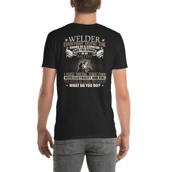 Welder Gift Vintage Casual Proud Mig Tig Arc Welding T-shirt FREE SHIPPING Holiday T-Shirt Graphic Funny TShirt Father's Day Gift For Him