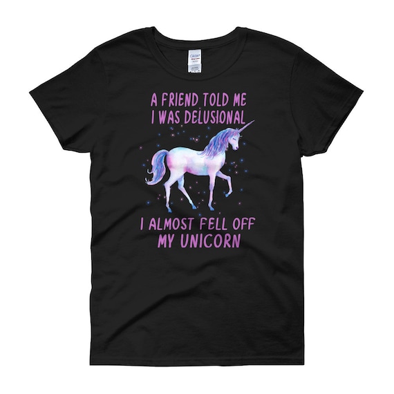 I Almost Fell off My Unicorn Party T-shirt Funny Rainbow Tee Unicorn  Birthday Gift for Her Cool Tee Gym T-shirt Unicorn Lover Gift - Etsy