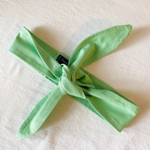 Grass Green Headband | Tie-On Headband | Women&#39;s Headband Head Wrap | Unisex
