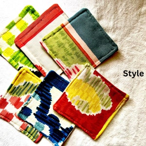 Vintage Fabric Coasters Style 4